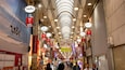 Tenjimbashi-Suji Shopping Street showing interior views and shopping