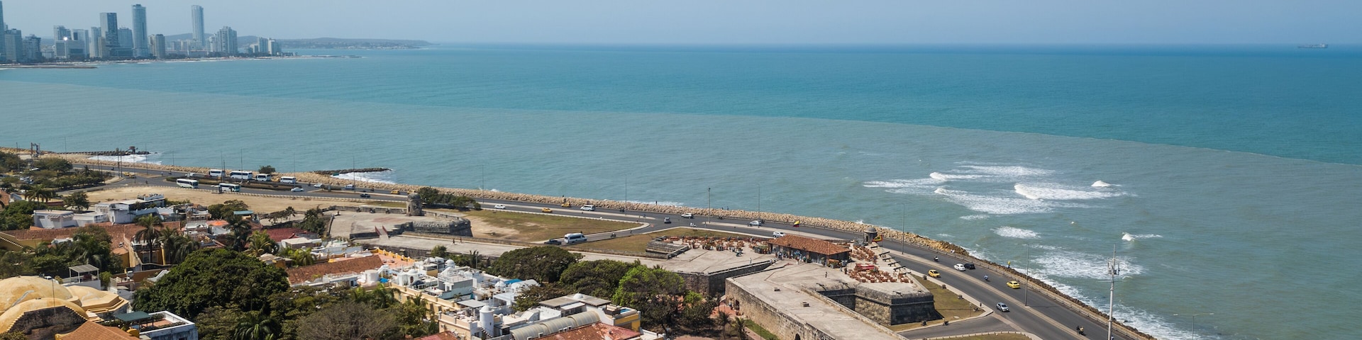 Aerial view of Cartagena