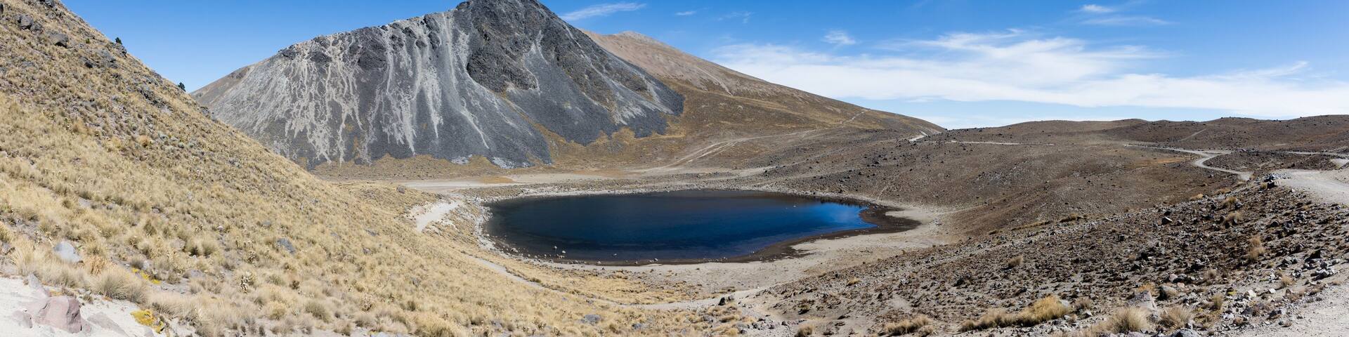 Vue panoramique du volcan Nevado de Toluca