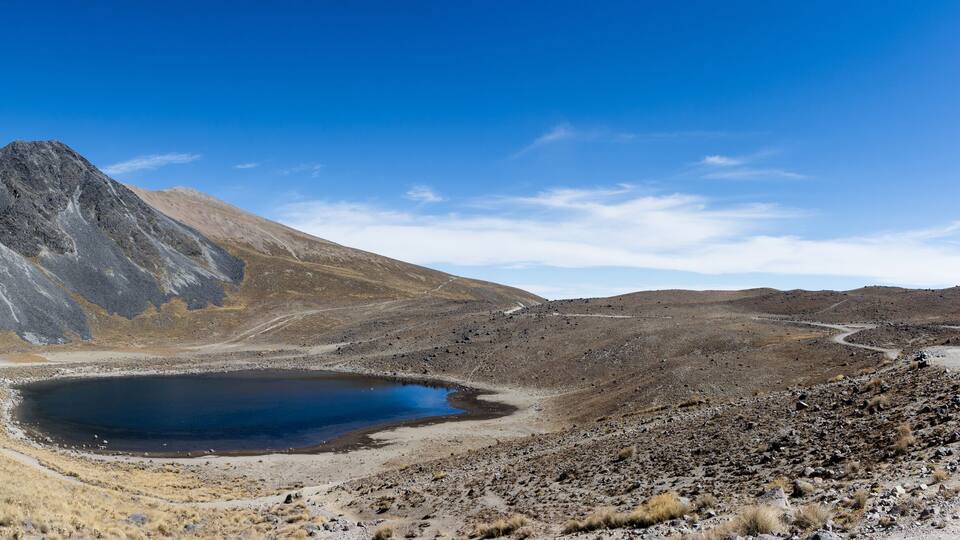Vue panoramique du volcan Nevado de Toluca