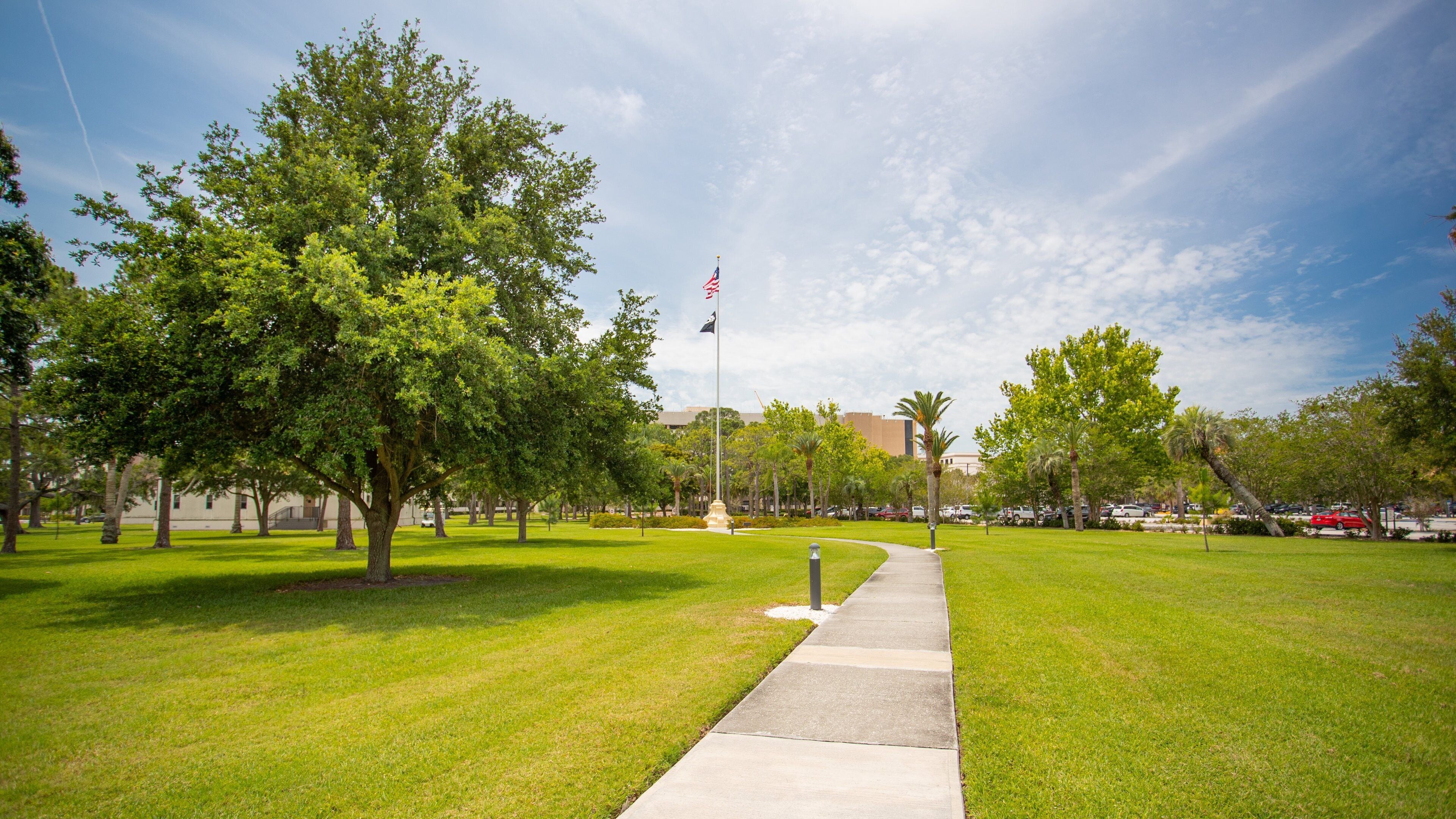 Bay Pines VA Medical Center featuring a garden
