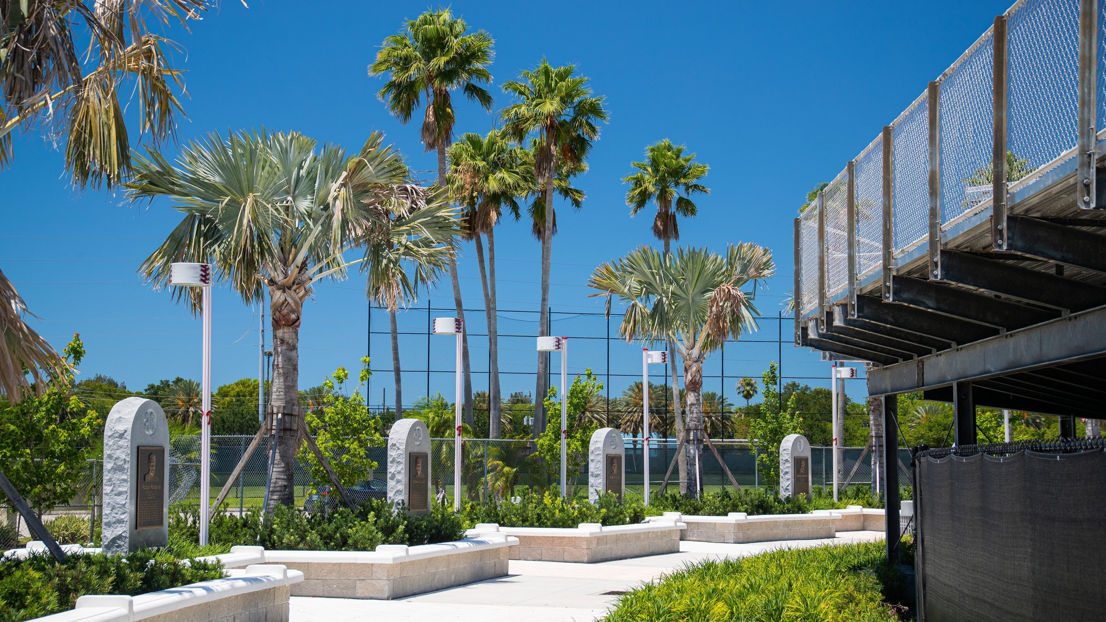 Jack Russell Stadium which includes a memorial and a park