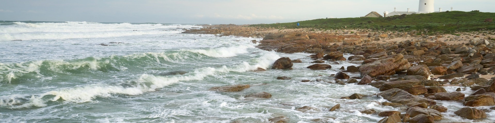 Seal Point Lighthouse showing general coastal views, a lighthouse and rocky coastline