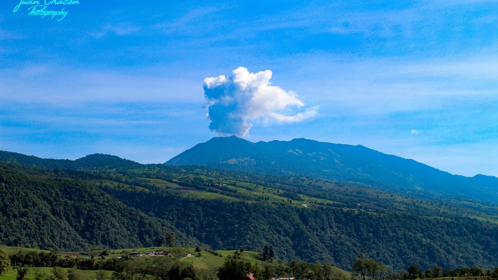 Active volcano near to my town