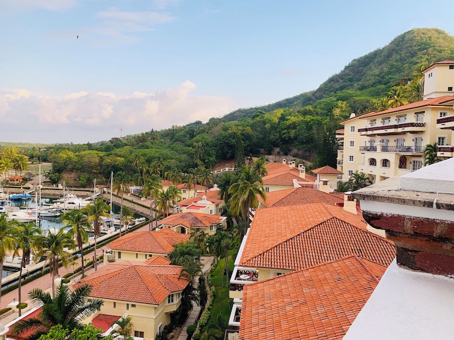 A gorgeous view from the hotel. #hotel #resort #beach #view #yacht #mountains #island #mexico #mexican #luxury