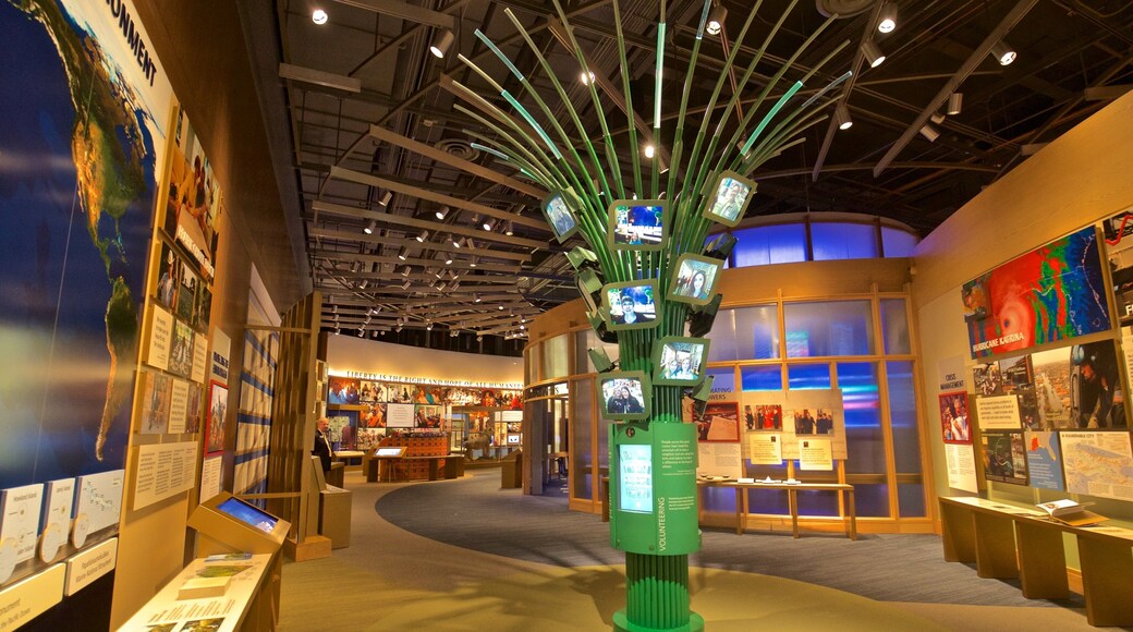 George W Bush Presidential Library and Museum presenterar interiörer