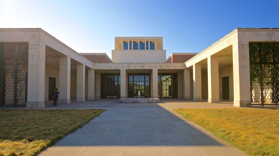 George W Bush Presidential Library and Museum featuring a sunset