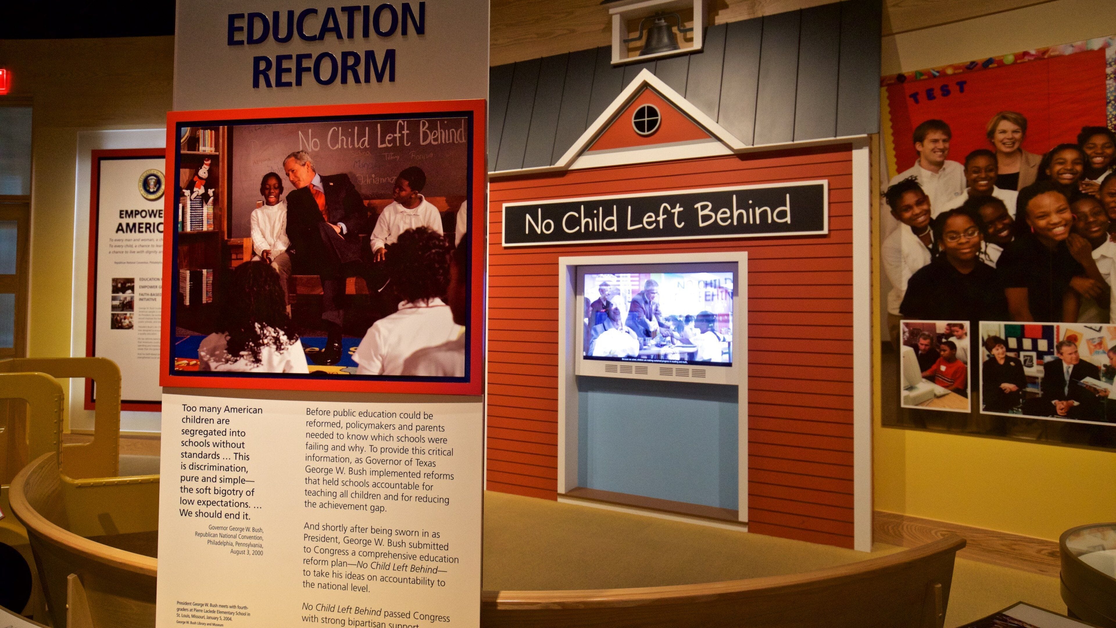 George W Bush Presidential Library and Museum which includes interior views