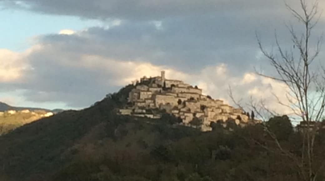Labro seen on the hillside from Lago di Piediluco.