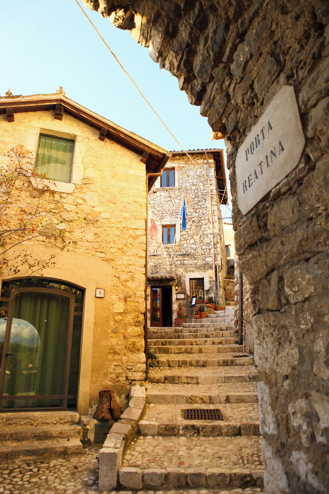 Labro, outside of Terni in Umbria, is one of my most favorite "off the beaten track" places in Italy.

You can't very well bump into too many people with a population of 300. And the medieval history that is oozing from every step you take and wall you lean on is enough to make you  feel like you are time traveling.

Definitely a MUST SEE when in Umbria.
