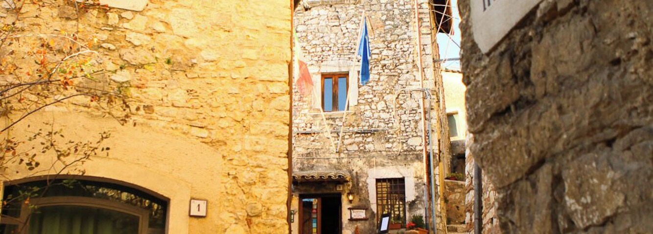 Labro, outside of Terni in Umbria, is one of my most favorite "off the beaten track" places in Italy.
You can't very well bump into too many people with a population of 300. And the medieval history that is oozing from every step you take and wall you lean on is enough to make you feel like you are time traveling.
Definitely a MUST SEE when in Umbria.