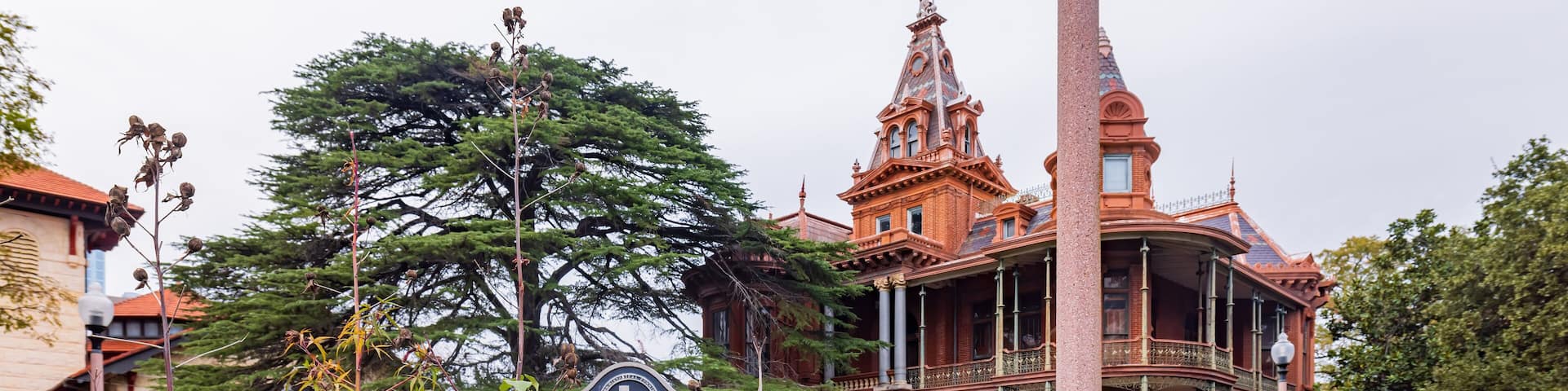 Overcast view of the Littlefield Home