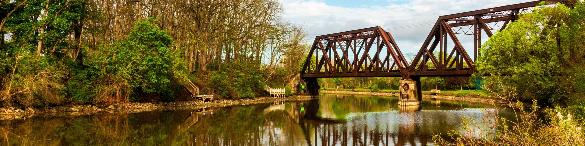 Erie Canal in Pittsford, New York
