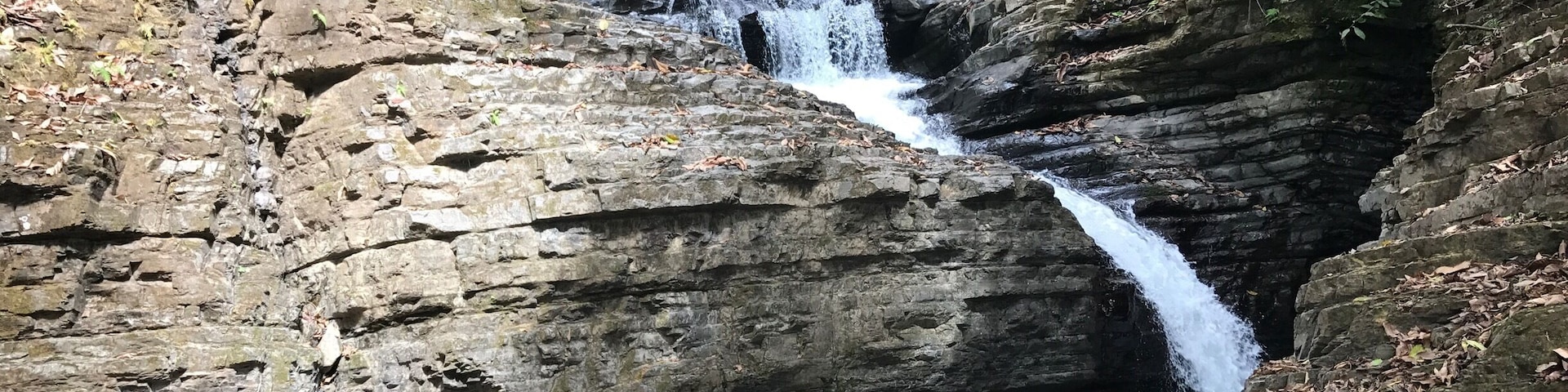 Nice smaller waterfalls. Park at the Tilapia restaurant as they have a trail that leads up to it. There is a $2 fee per person if you don't get food or a drink. We had lunch here. The food was great and the drinks cold.