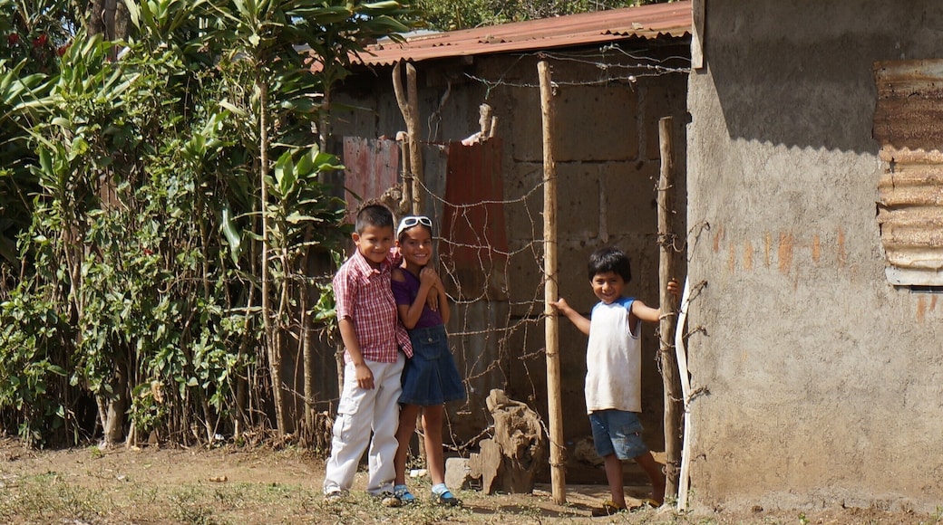 Local kids posing for the camera. They were so cute!