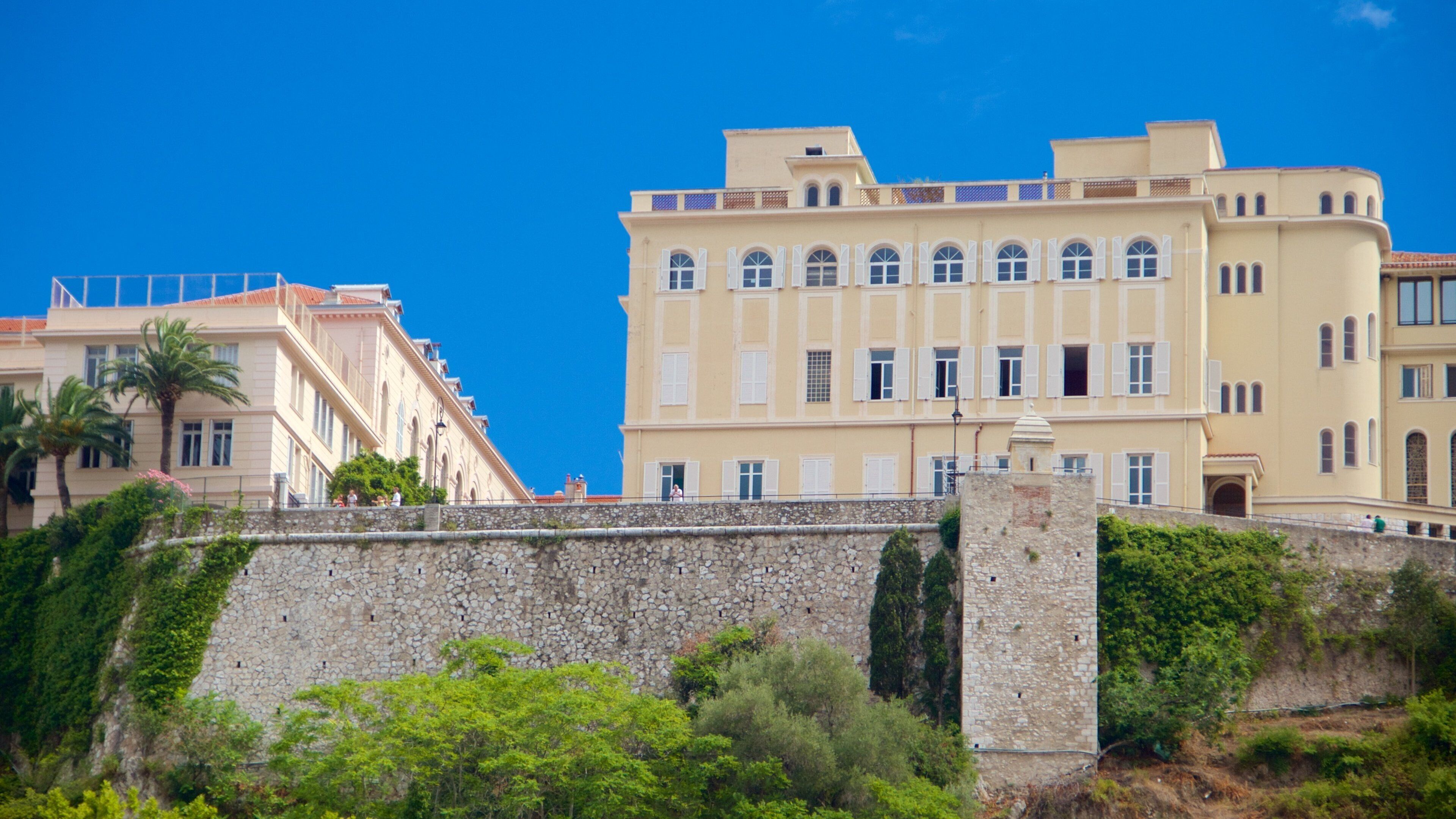 La Condamine-Châtelard mostrando un jardín y una ciudad