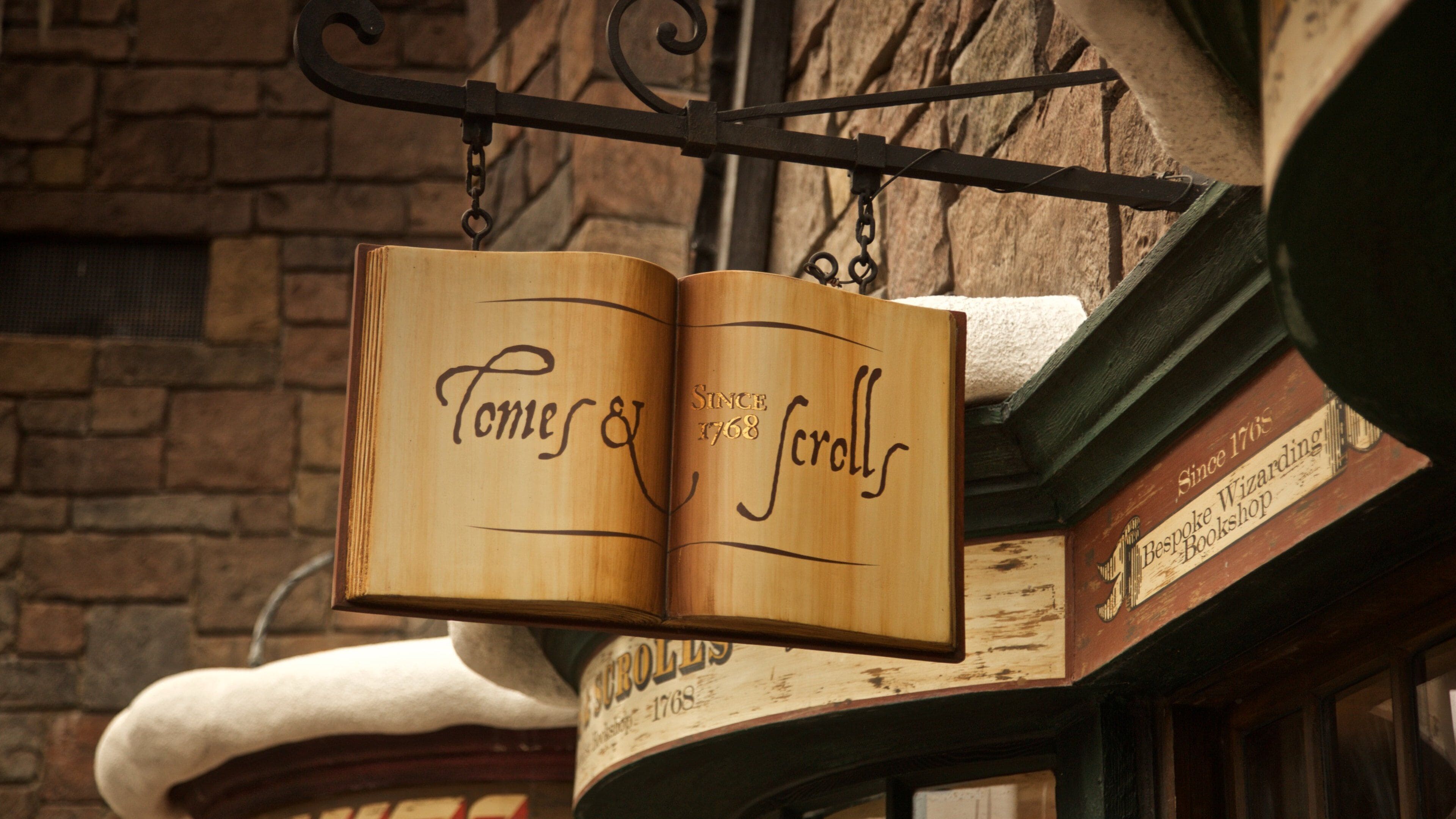 The Wizarding World of Harry Potter™ showing signage