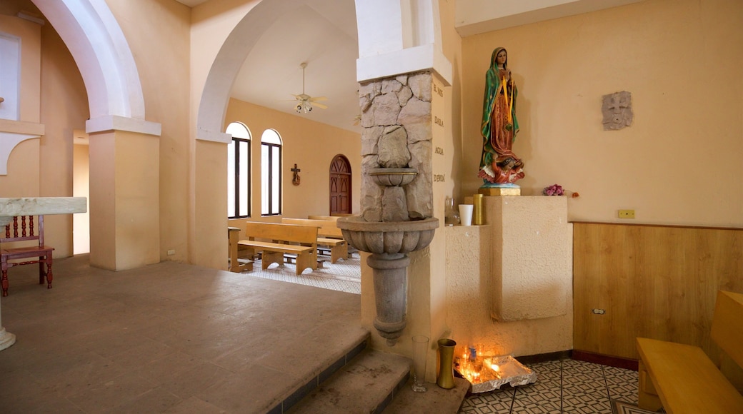 San Lucas Church which includes a church or cathedral, interior views and religious aspects