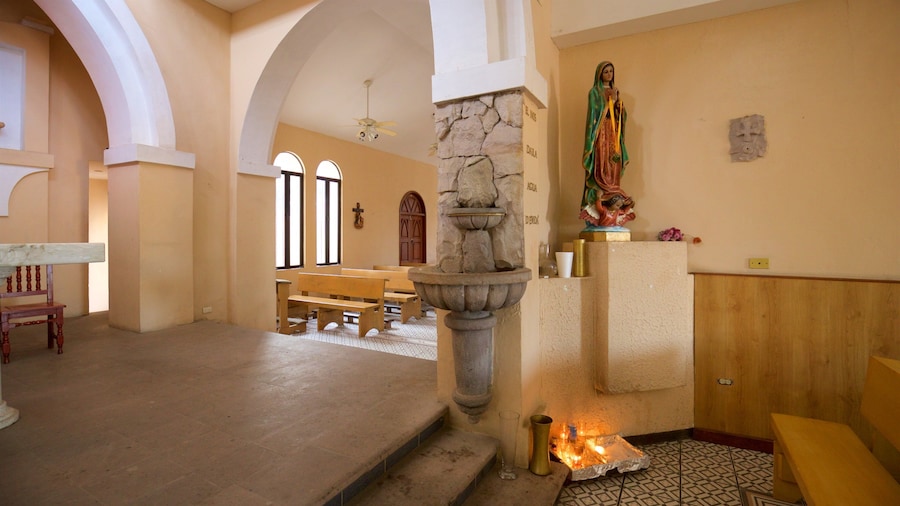 San Lucas Church which includes a church or cathedral, interior views and religious aspects