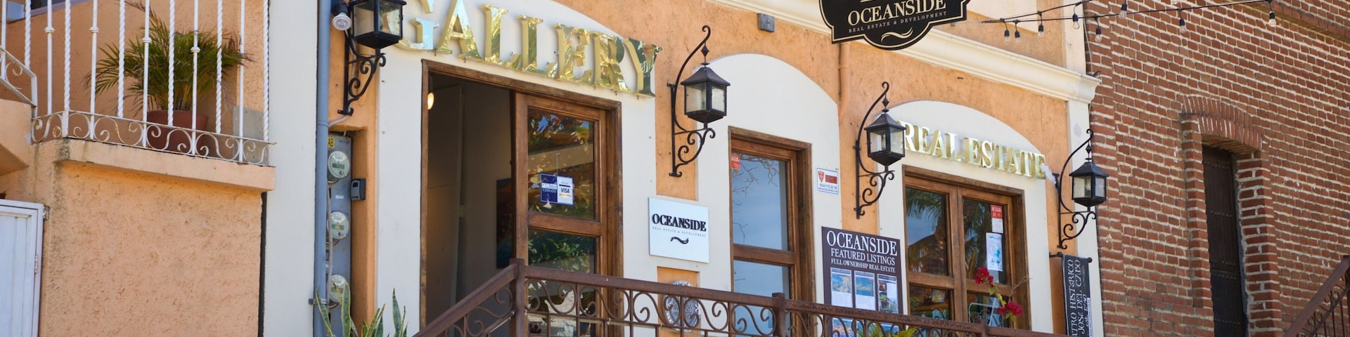 Old Town Gallery showing signage