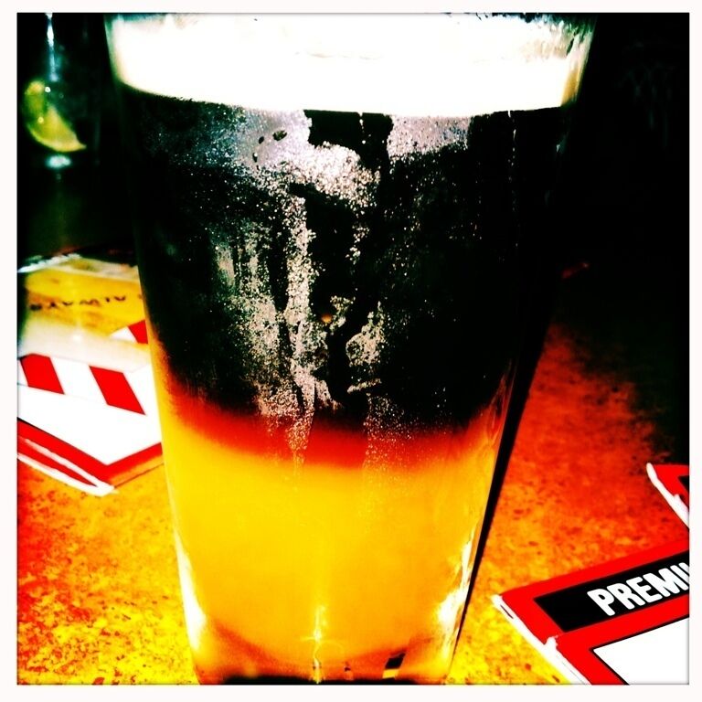 Black n Blu...

If you like Guinness and BlueMoon, go 4 this on your next round.