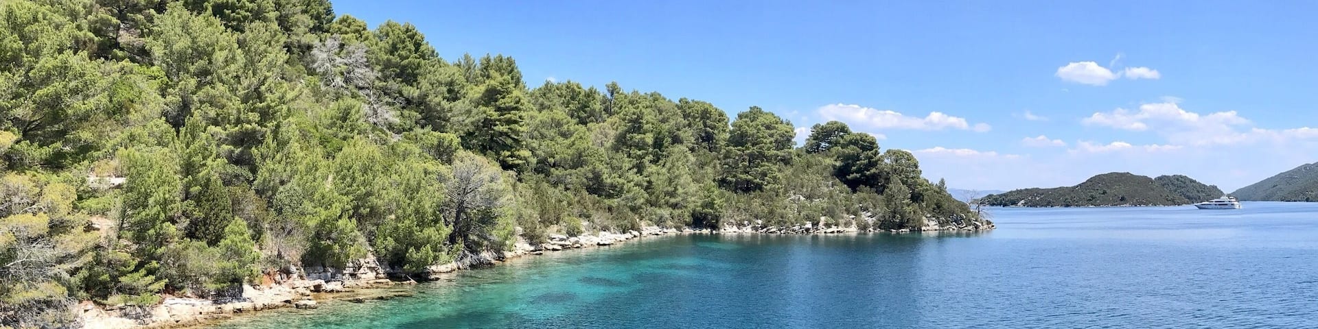 Pulling into the national park. Not a bad view.