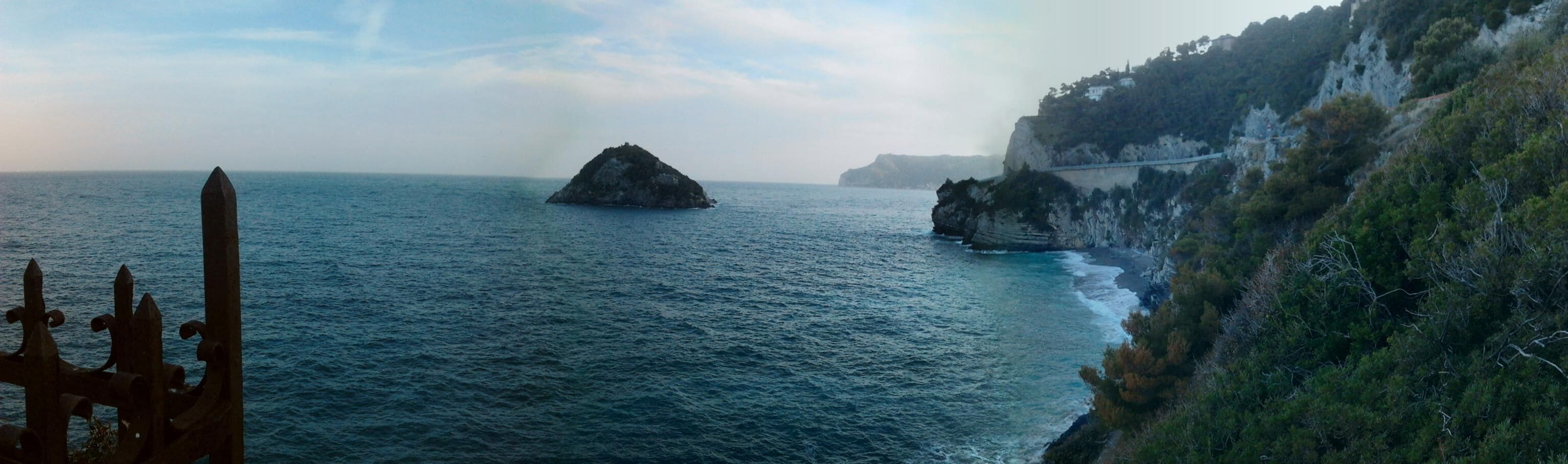 Panorama da Bergeggi verso Ponente