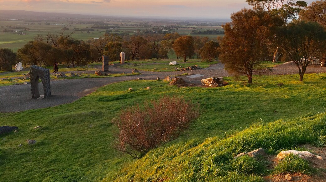 Menglers Hill Pic (3) at near sunset. Mid teens temperature today and a stunning sunset beneath the clouds facing west. Did you know SA is one of the places on this glorious earth of ours where the Sun always sets over the ocean! 😏