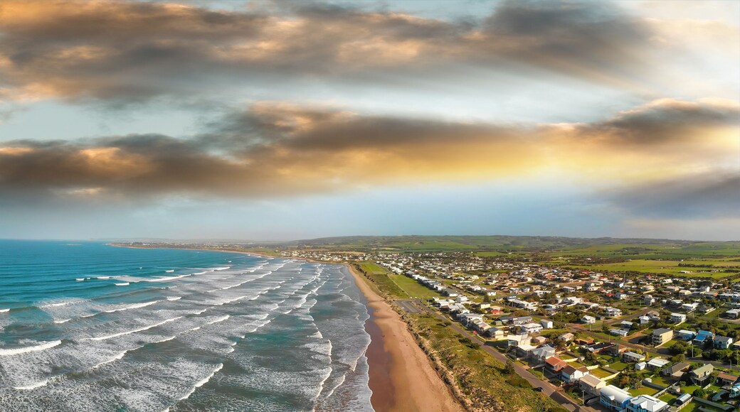 Middleton Beach, South Australia. Aerial view of beautful park