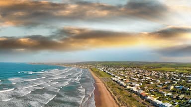 Middleton Beach, South Australia. Aerial view of beautful park