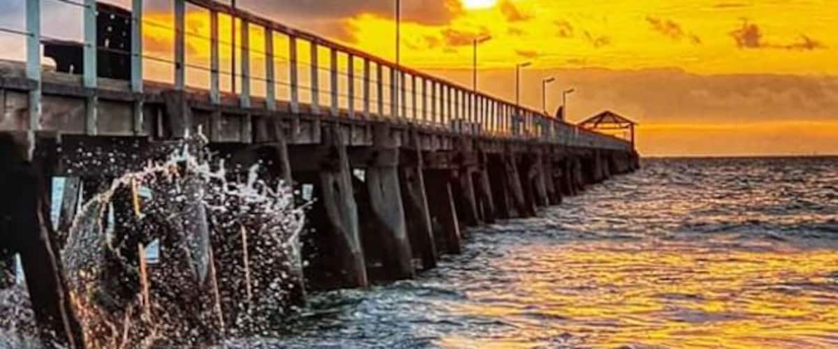 Semaphore Beach pier.