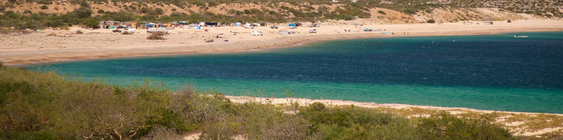 Los Frailes which includes general coastal views
