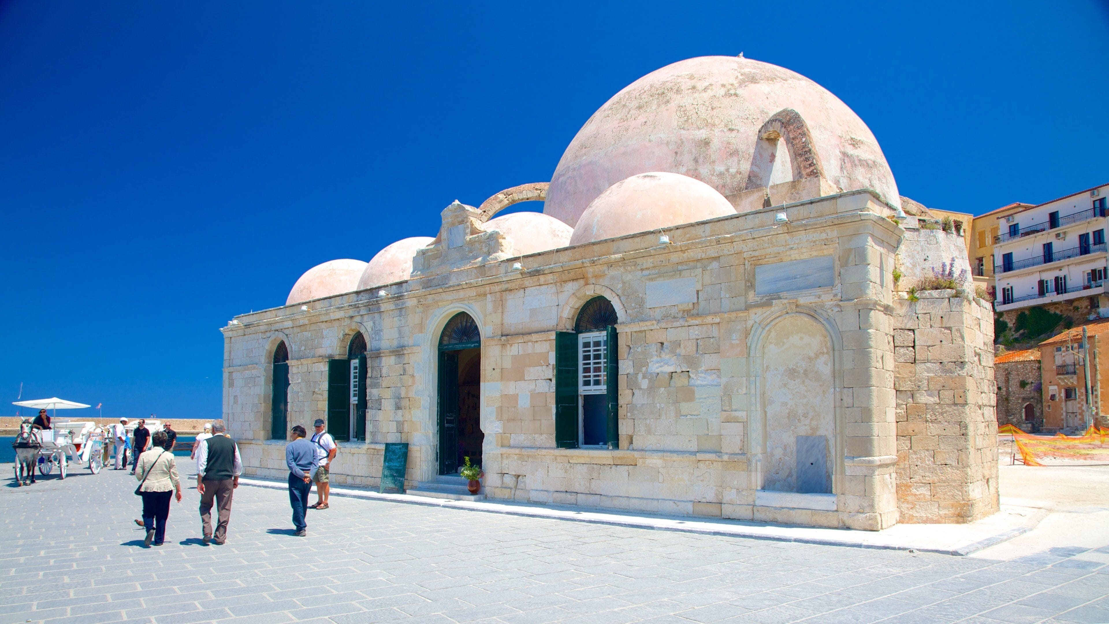 Moschee von Kioutsouk Hassan mit einem historische Architektur, religiöse Elemente und Moschee