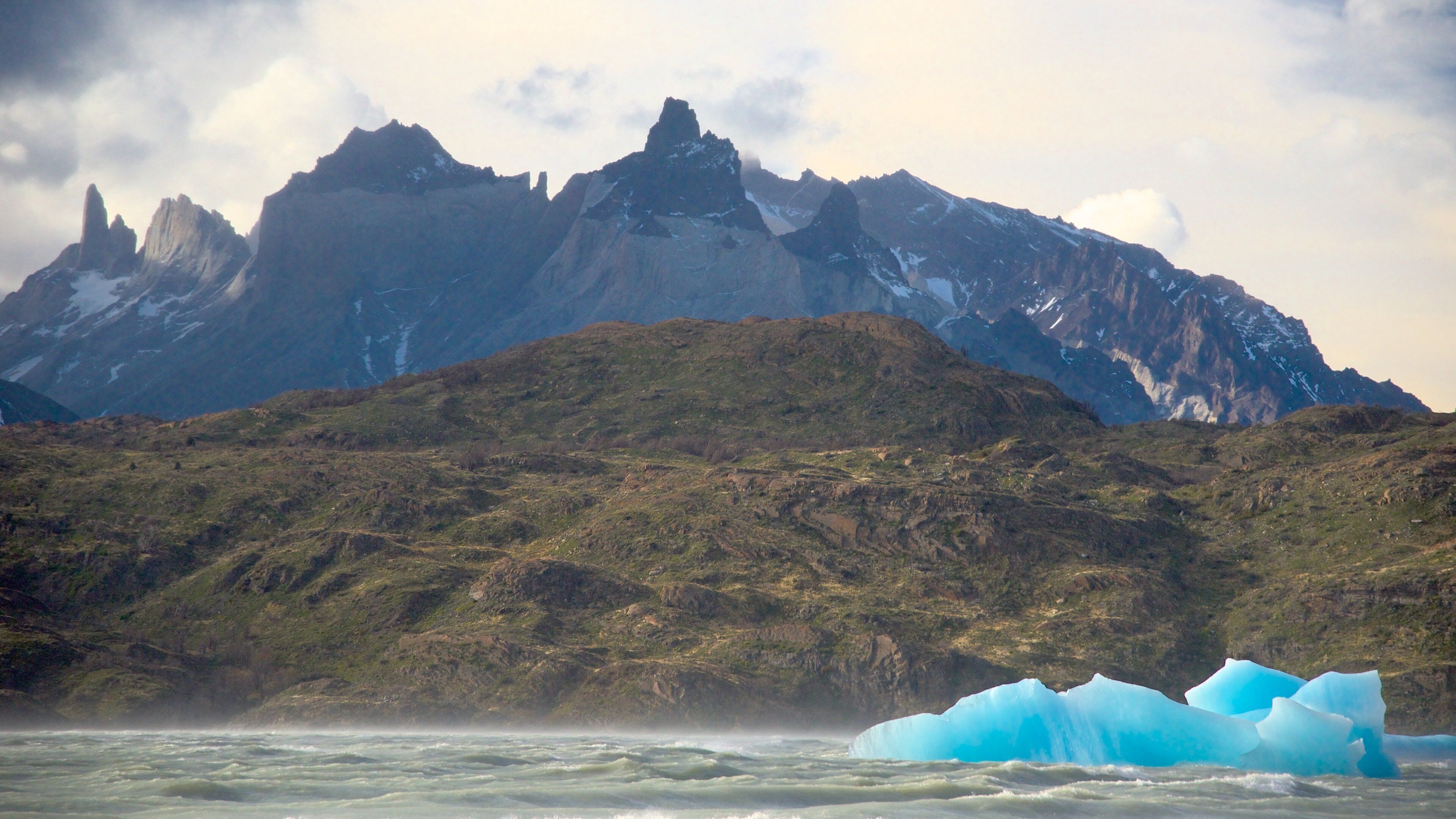 Torres Del Paine toont bergen