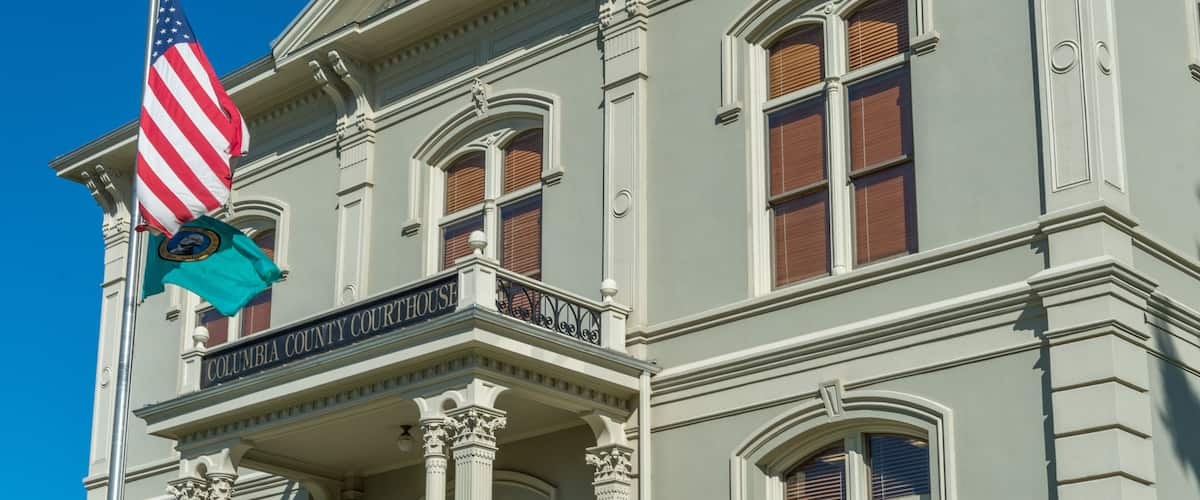 The Columbia County Courthouse in Dayton, Washington