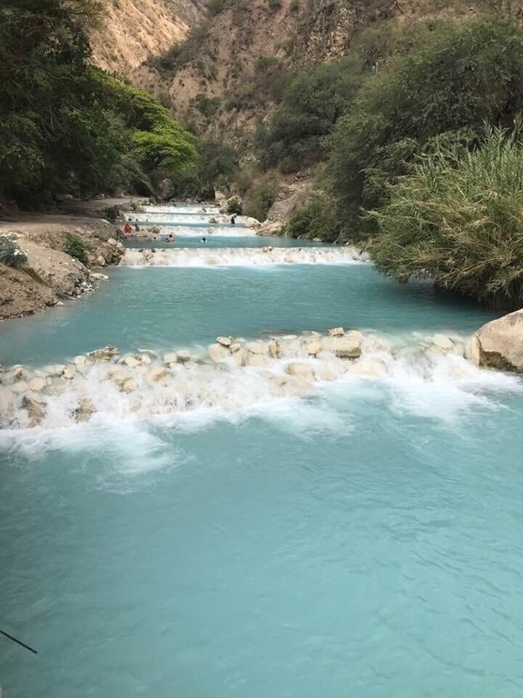 Fantastic hot springs in Tolantongo, Hidalgo, México