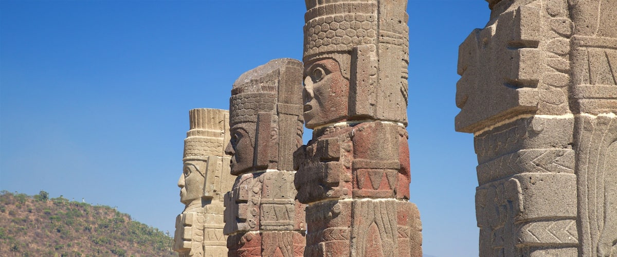 Archäologische Ausgrabungsstätte von Tula das einen Geschichtliches und ruhige Szenerie