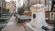 Edgar Allan Poe\'s Gravesite and Memorial which includes a cemetery