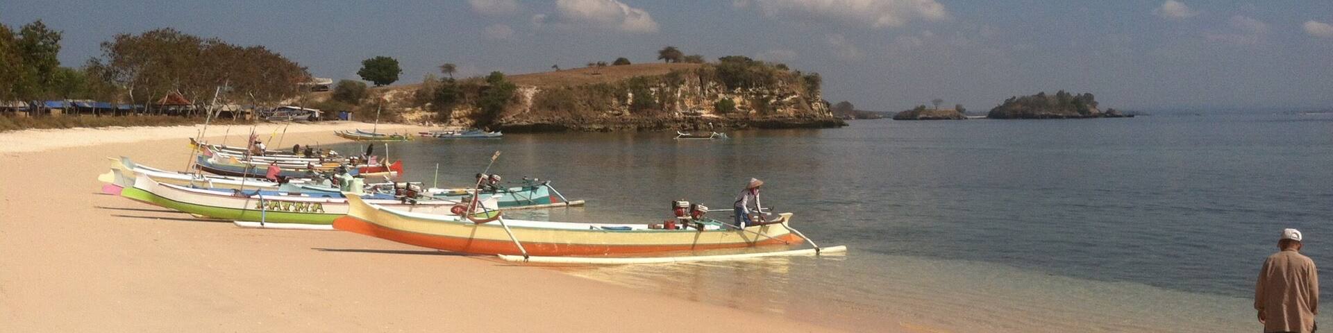 The Pink Beach in Lombok is well worth the 2-3 hr drive from Kuta. A fantastic place to spend the day playing in the pink sand.