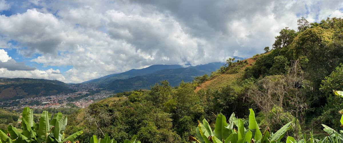 View of Bocono city Trujillo, State. Venezuela