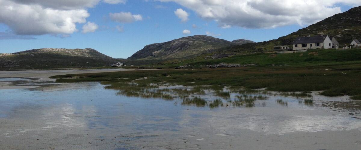 The isle of Harris is famous for it's scenery. Rocky hillside surrounded by white, sandy beaches and tropical coloured waters, it's seriously beautiful. My grandfather was from here and we like to go visit from time to time. A tour of the western isles is a must if you go to Scotland and especially if you like beaches!
