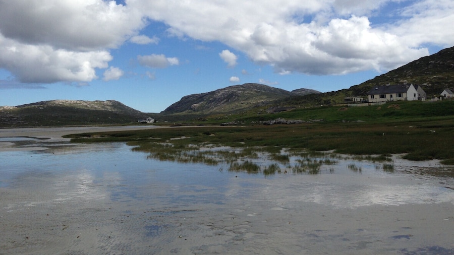 The isle of Harris is famous for it's scenery. Rocky hillside surrounded by white, sandy beaches and tropical coloured waters, it's seriously beautiful. My grandfather was from here and we like to go visit from time to time. A tour of the western isles is a must if you go to Scotland and especially if you like beaches!