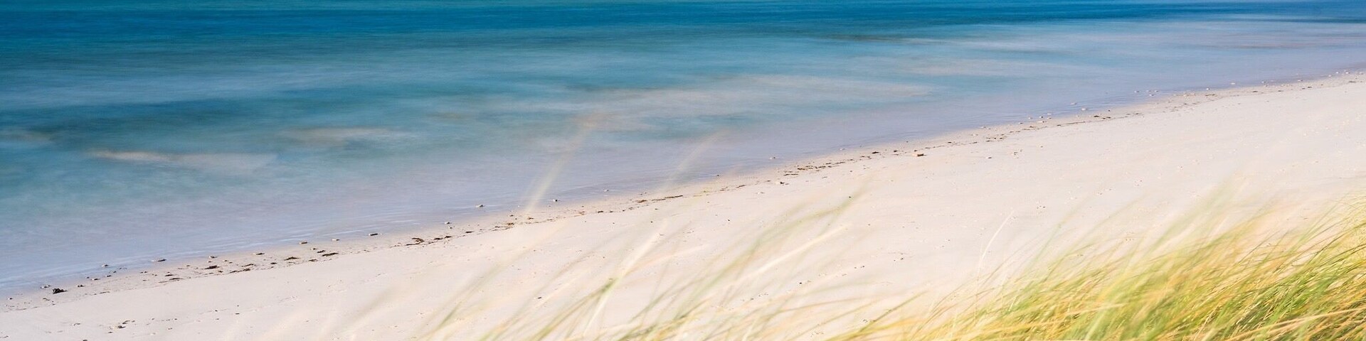 The beautiful beaches of Isle of Harris in the Outer Hebrides, Scotland. Colors of sand and water can mislead you and think you are on some tropical island, until you touch the water!