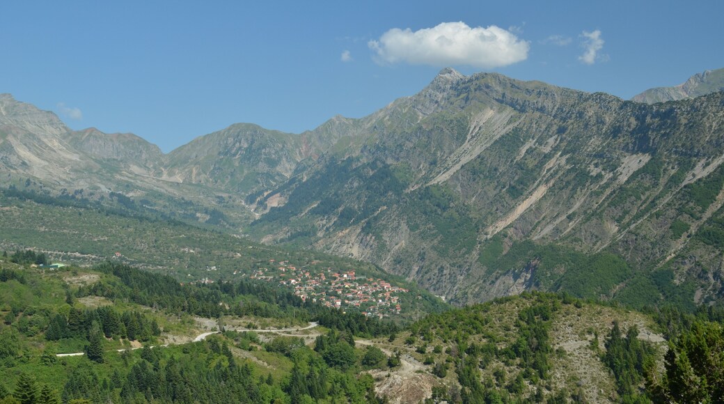 Theodoriana Artas - mountain and green forest in north Greece