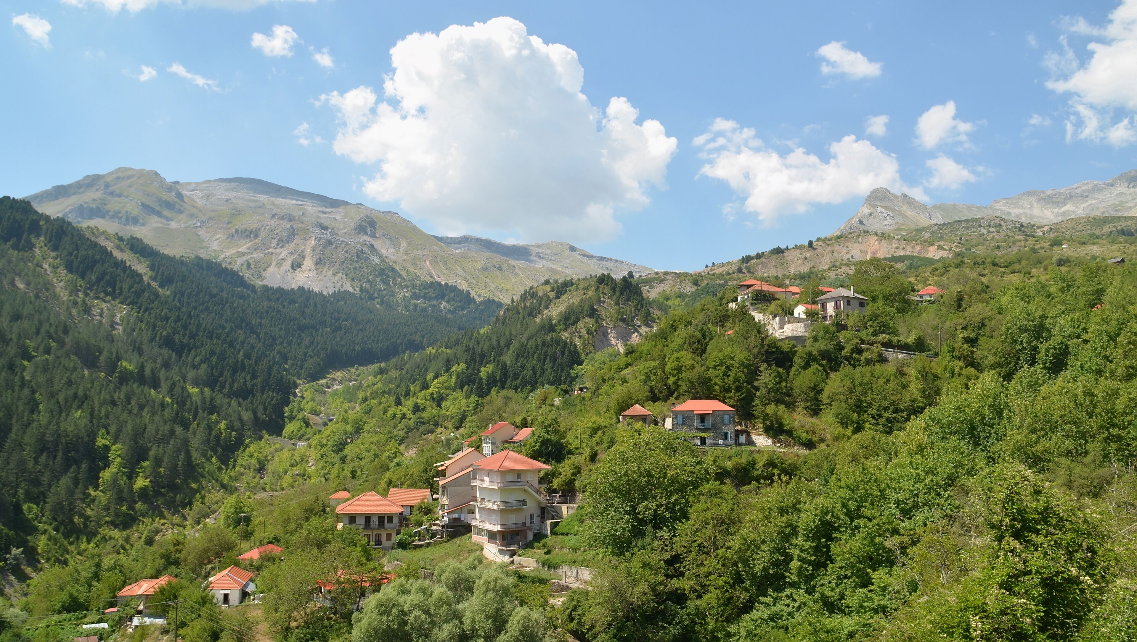 Theodoriana village in north Greece