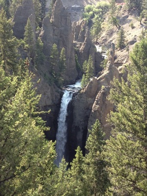 Hanging Valley Falls - Yellowstone National Park, WY, USA