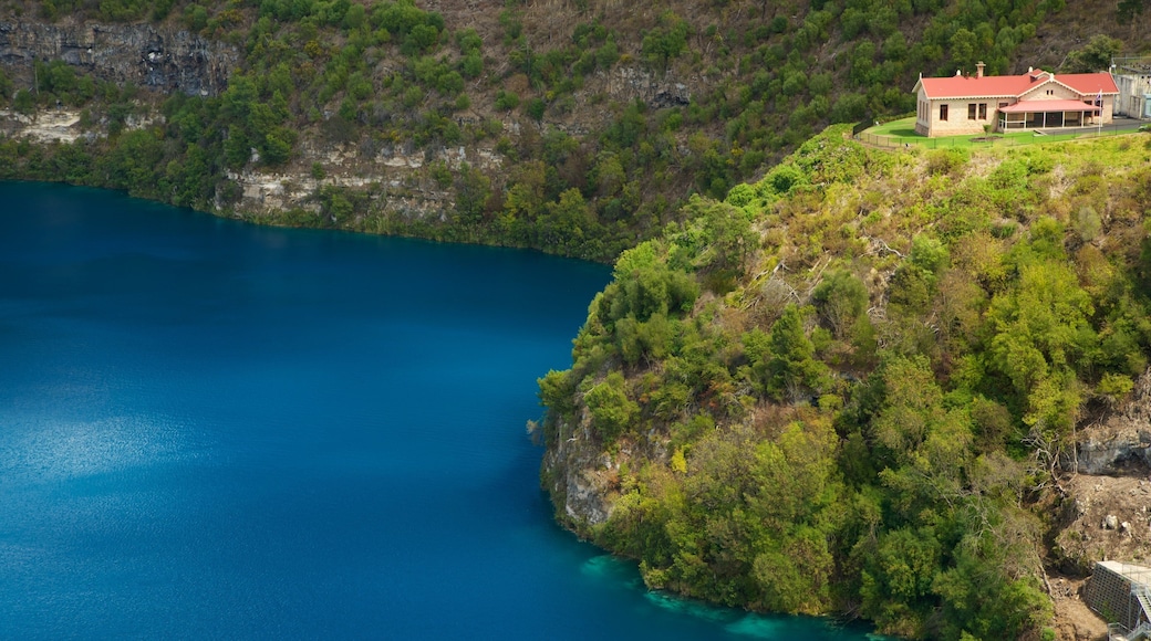 Blue Lake Reserve featuring a house, a lake or waterhole and tranquil scenes
