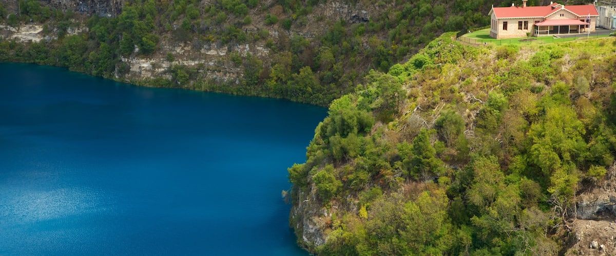 Blue Lake Reserve featuring a house, a lake or waterhole and tranquil scenes