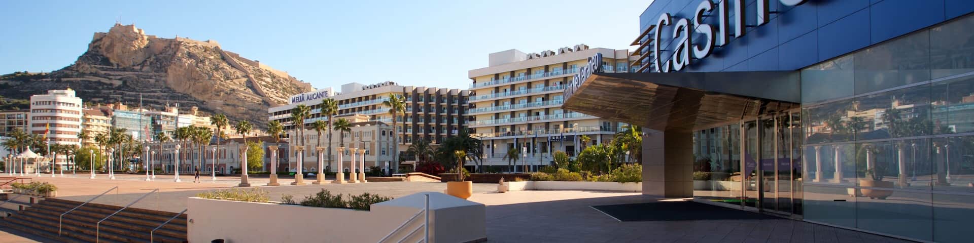 Casino Mediterraneo featuring signage