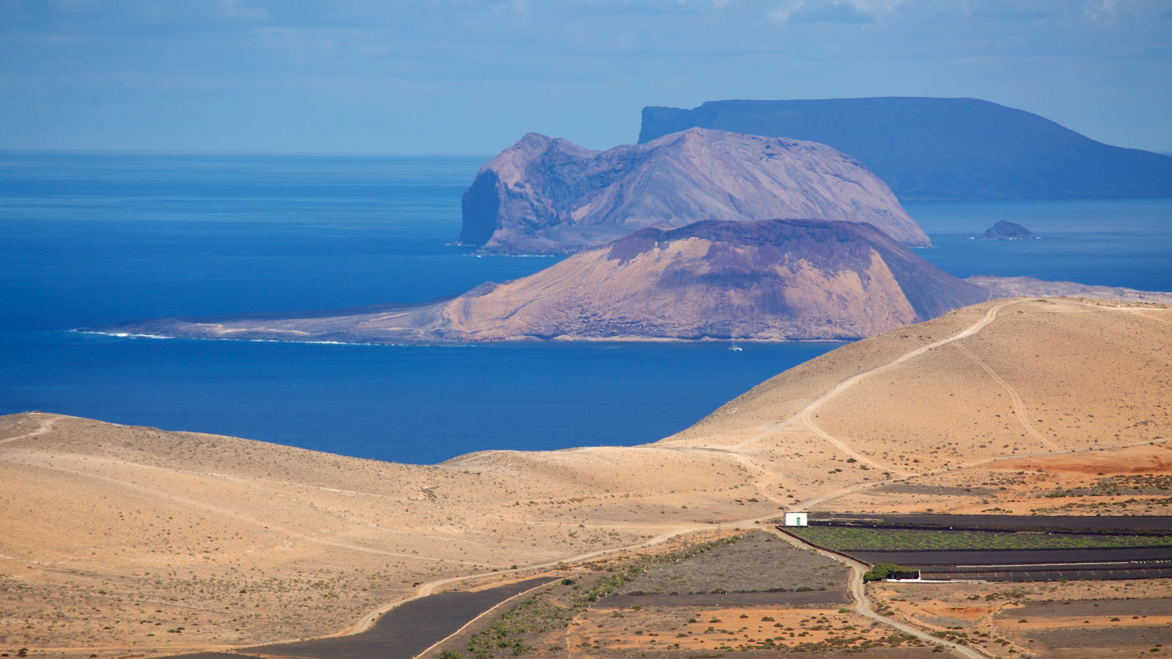 Santa Barbara Castle featuring desert views, general coastal views and mountains